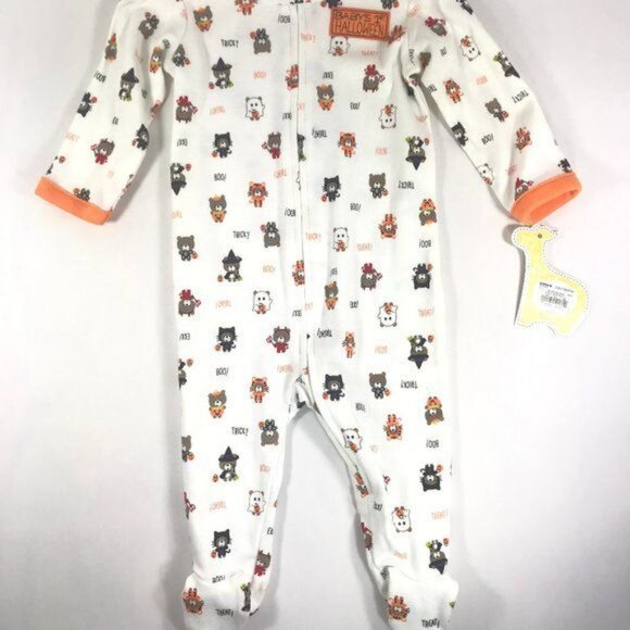 Babys 1st Halloween Sleepwear & Black Babydoll Outfit Set Size 6 Months - Picture 2 of 9